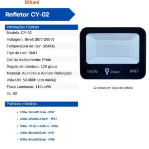 Refletor CY 02
