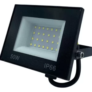 Refletor Led 50w Holofote Prova Dágua Ip66 Branco Frio